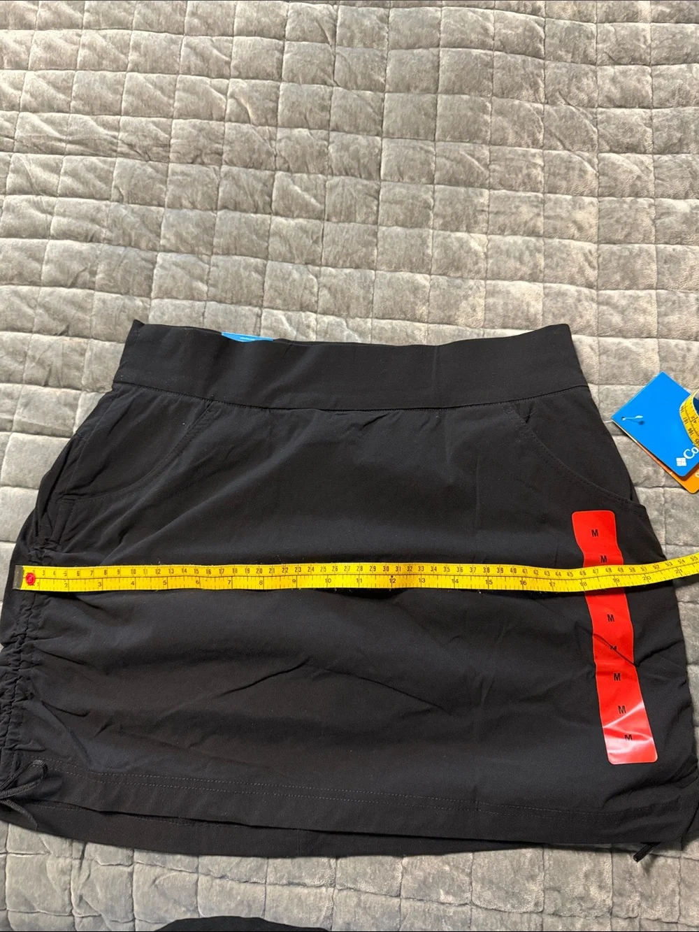 Columbia Black Athletic Skort with Red Size Tabs - Picture 8 of 9